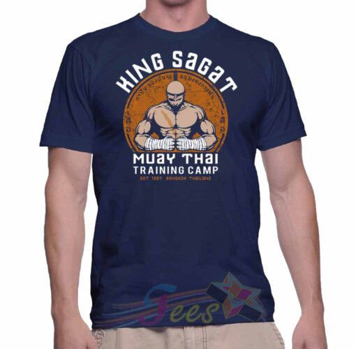 Cheap King Sagat Muay Thai Camp Graphic Tees On Sale