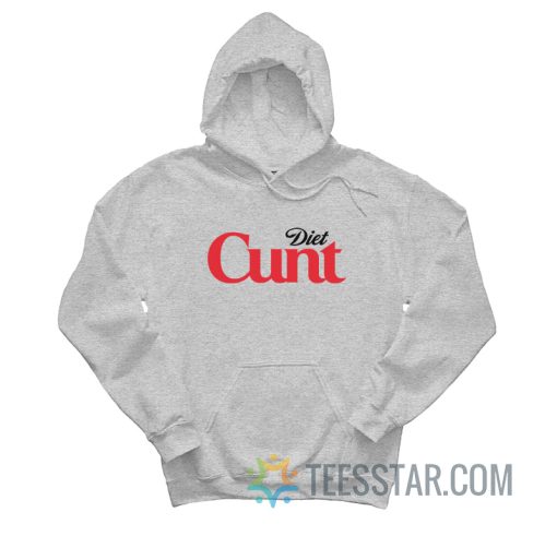 Diet Cunt Coke Logo Parody Hoodie