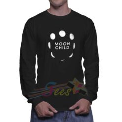 Cheap Graphic Moon Child Sweatshirt