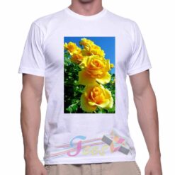 Cheap Yellow Rose Graphic Tees On Sale