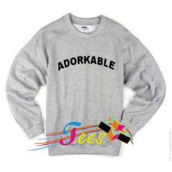 Cheap Graphic Adorkable Sweatshirt