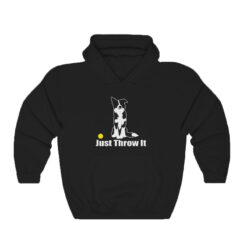 Just Throw It Border Collie Hoodie