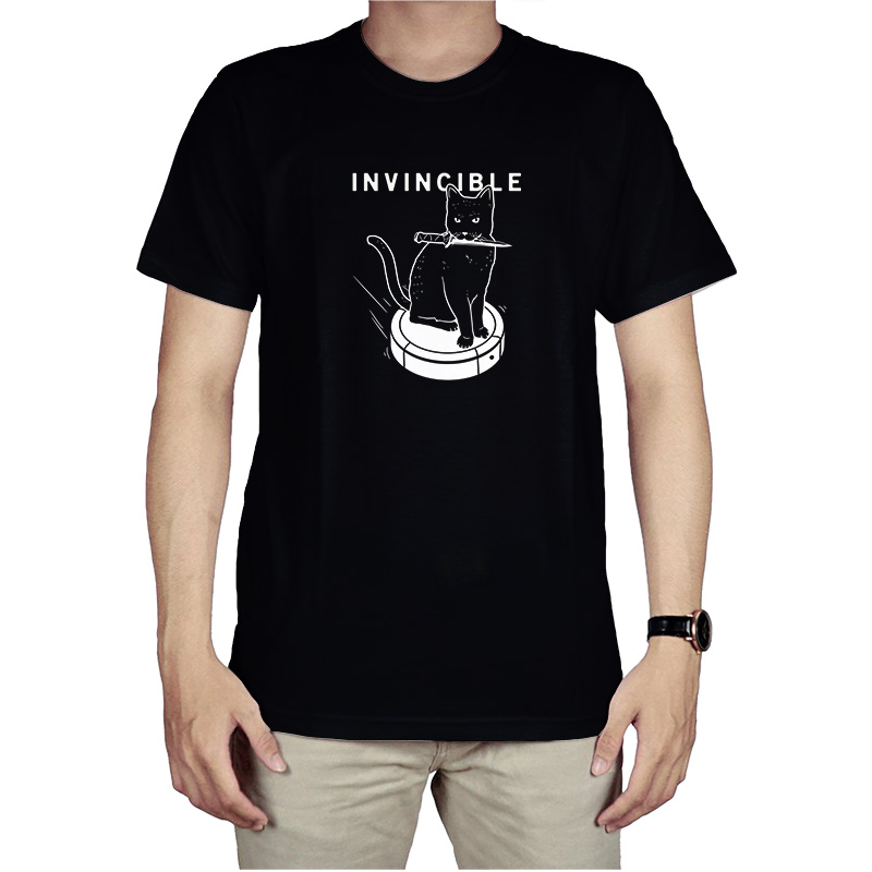 Invincible Cat T-Shirt supreme box parody unisex - Teesstar