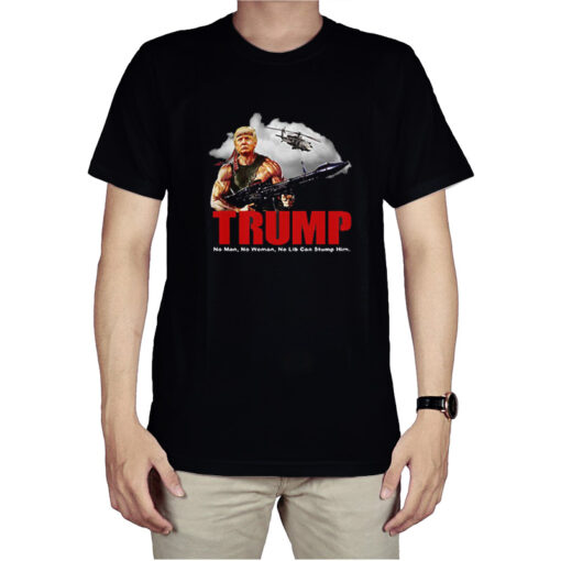 Donald Trump Rambo Funny Patriotic T-Shirt