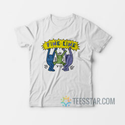 Fine Line Haring Inspired T-Shirt