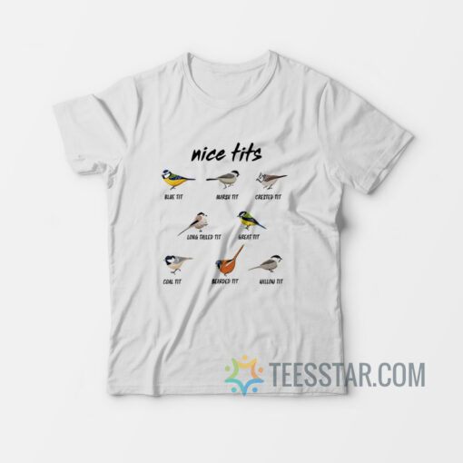 Nice Tits Birds Birdwatcher T-Shirt