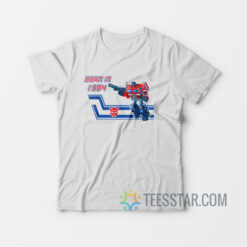 Transformers Optimus Prime G1 Box Art Born In 1984 T-Shirt