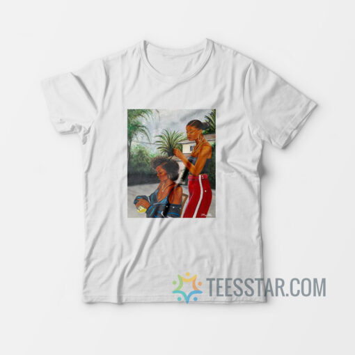 Acrylic Painting Sisters T-Shirt