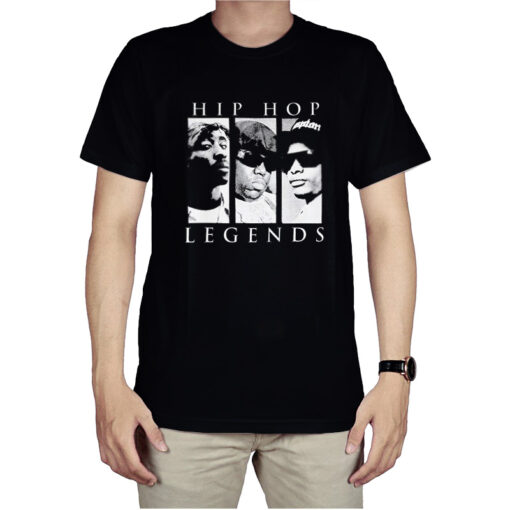 Rap Hip Hop Legends T-shirt 2Pac Tupac Biggie Eazy E