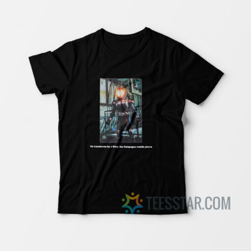 Kamen Rider 555 He Transforms By A Thing Like Galapagos Mobile Phone T-Shirt