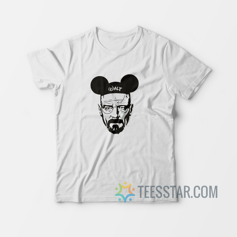 Walter White Walt Disney T-Shirt For Sale - Teesstar.com