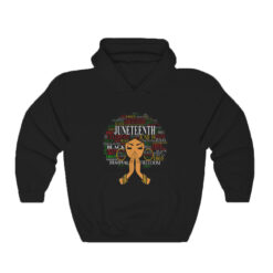 Juneteenth Melanin Black Women Natural Hoodie