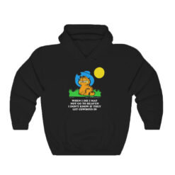 Garfield When I Die I May Not Go To Heaven Hoodie