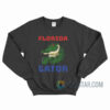 Funny Florida Gator Baseball Crocodile Sweatshirt