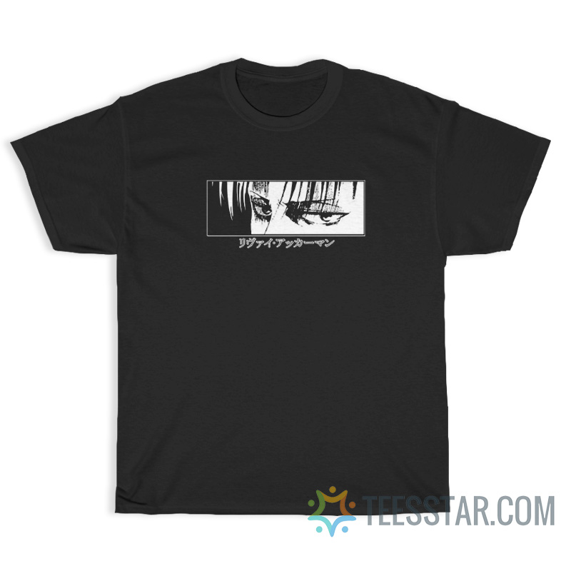 Attack On Titan Levi Ackerman Levi Eyes T-Shirt For Sale - Teesstar.com