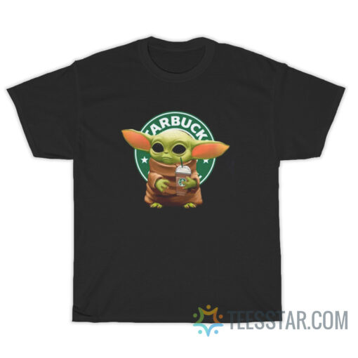 Star Wars Baby Yoda Starbucks Coffee T-Shirt