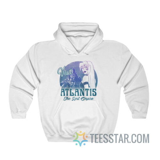 Visit Atlantis The Lost Empire Kida Portrait Hoodie