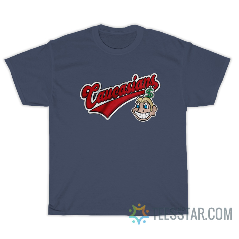 The Cleveland Caucasians T-Shirt For Adult on Sale 