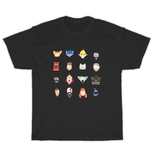 Iconic PlayStation Characters T-Shirt
