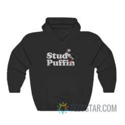 Funny Retro Stud Puffin Bird Hoodie