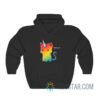 I Hate You Rainbow Unicorn Cat Hoodie