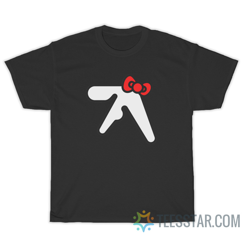 Funny Aphex Twin Hello Kitty Logo T-Shirt For Adult on Sale 