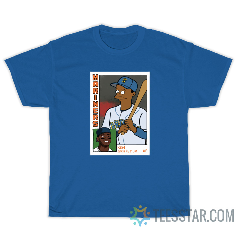  Ken Griffey Jr. Shirt (Cotton, Small, Heather Gray