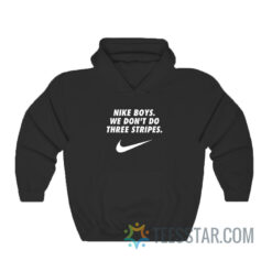 Nike Boys We Don’t Do Three Stripes Logo Hoodie