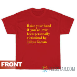 Raise Your Hand If You’ve Ever Been Personally Victimized By Julius Caesar T-Shirt