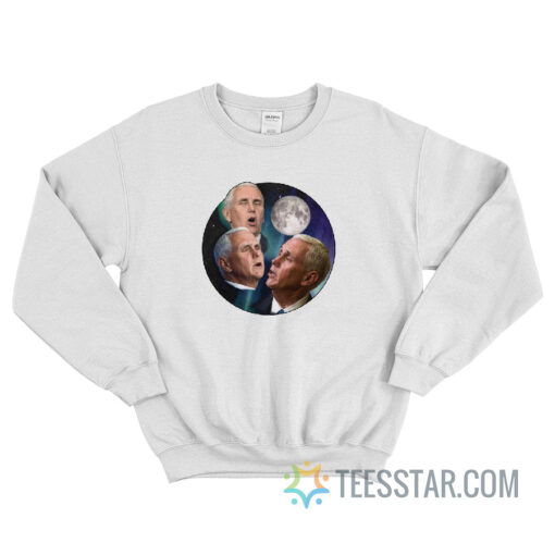 Three Joe Biden Moon Sweatshirt