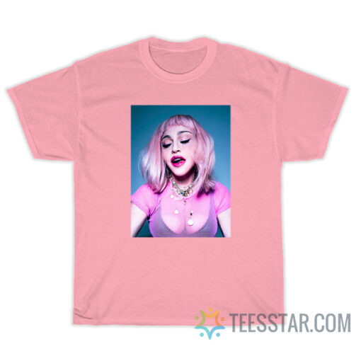 Madonna Pride With Pink Wig T-Shirt