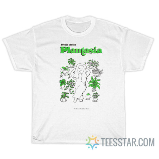 Mother Earth Plantasia Woman With Her Plants T-Shirt