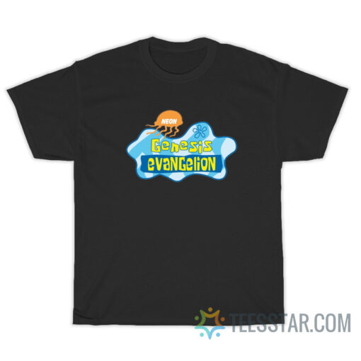 Neon Genesis Evangelion Spongebob T-Shirt