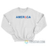 America Star Hands Pray Gun Sweatshirt