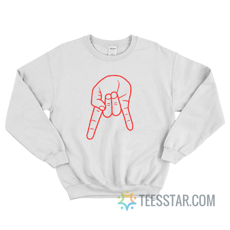 Horns Down Symbol Eric Musselman Sweatshirt For Unisex - Teesstar.com