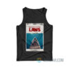 Lockdown Laws Jaws Parody Tank Top