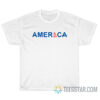 America Star Hands Pray Gun T-Shirt