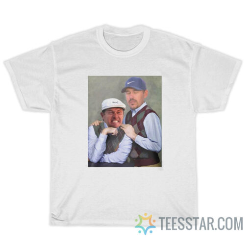 Justin Thomas' Bryson Dechambeau And Brooks Koepka Meme T-Shirt