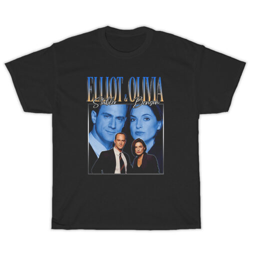 Vintage Eliot Stabler And Olivia Benson T-Shirt