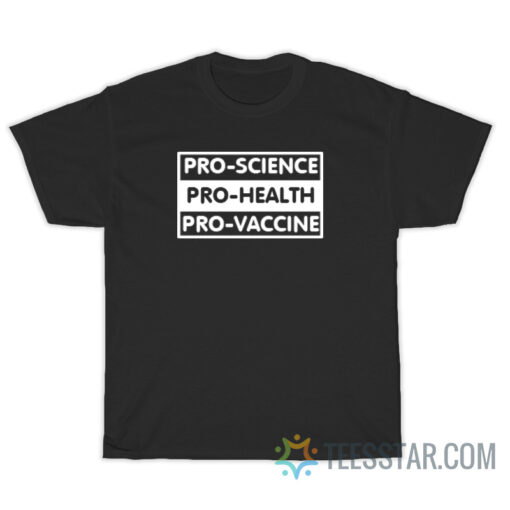 Pro Science Pro Health Pro Vaccine NYC Ice Cream Truck Man T-Shirt