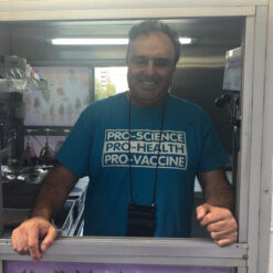 Pro Science Pro Health Pro Vaccine NYC Ice Cream Truck Man T-Shirt