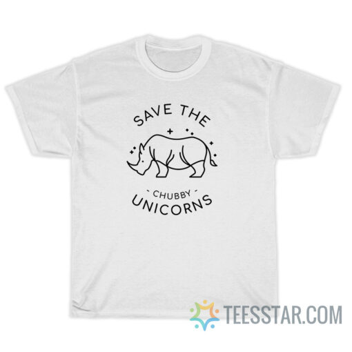 Save The Chubby Unicorn Vegan T-Shirt