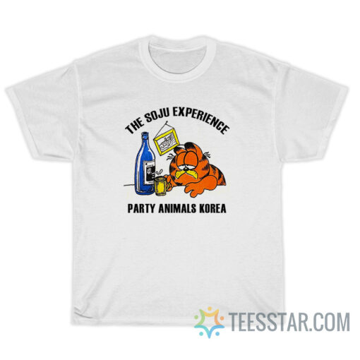 The Soju Experience Party Animals Korea T-Shirt For Unisex