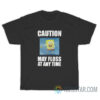 Spongebob Caution May Floss At Any Time T-Shirt