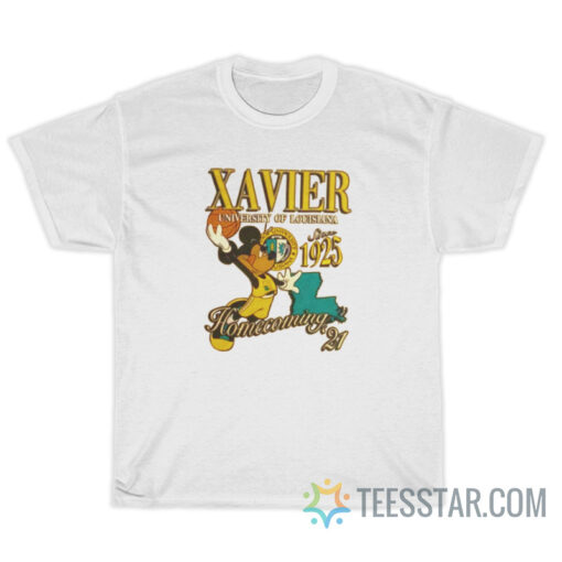 Mickey Xavier University Of Louisiana Homecoming 21 T-Shirt