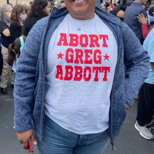 Abort Greg Abbott T-Shirt For Unisex