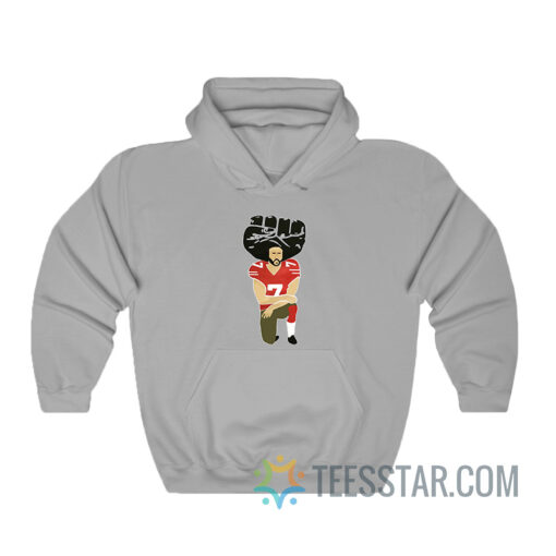 Colin Kaepernick Knee Fighting Hair Hoodie