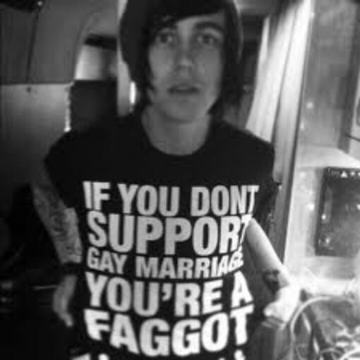 If You Don't Support Gay Marriage You're A Faggot T-Shirt