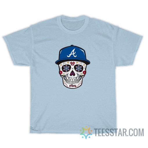 Sugar Skull Los Bravos Atlanta Braves shirt - Teecheaps