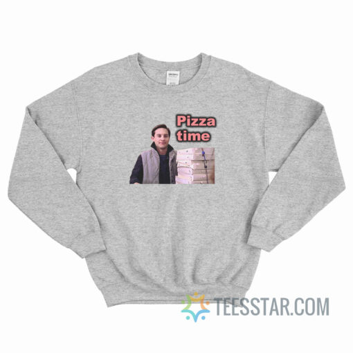 Pizza Time Spiderman Tobey Maguire Sweatshirt